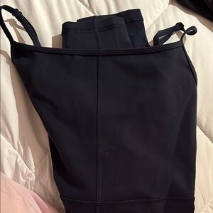 Black Tank Top with Adjustable Straps